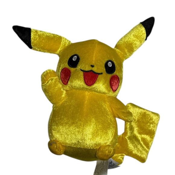 Tomy Pokemon Pikachu 2016 Stuffed Animal Plush 9" Yellow Limited Edition Toy - Picture 5 of 11